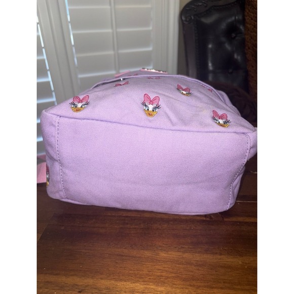 Loungefly Disney Daisy Duck AOP Sensational 6 Canvas Mini Backpack - Picture 7 of 12